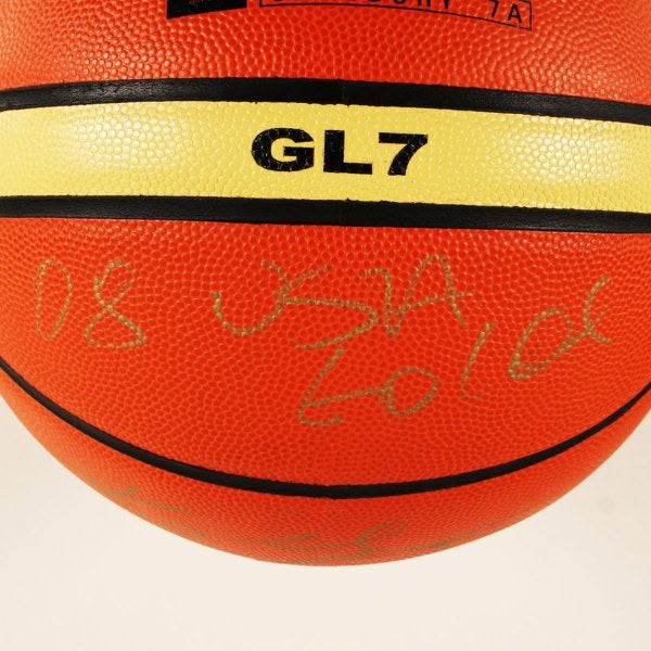 Kobe Bryant Signed Molten FIBA Basketball Inscribed “USA GOLD” UDA Limited Edition /100 JSA Authenticated