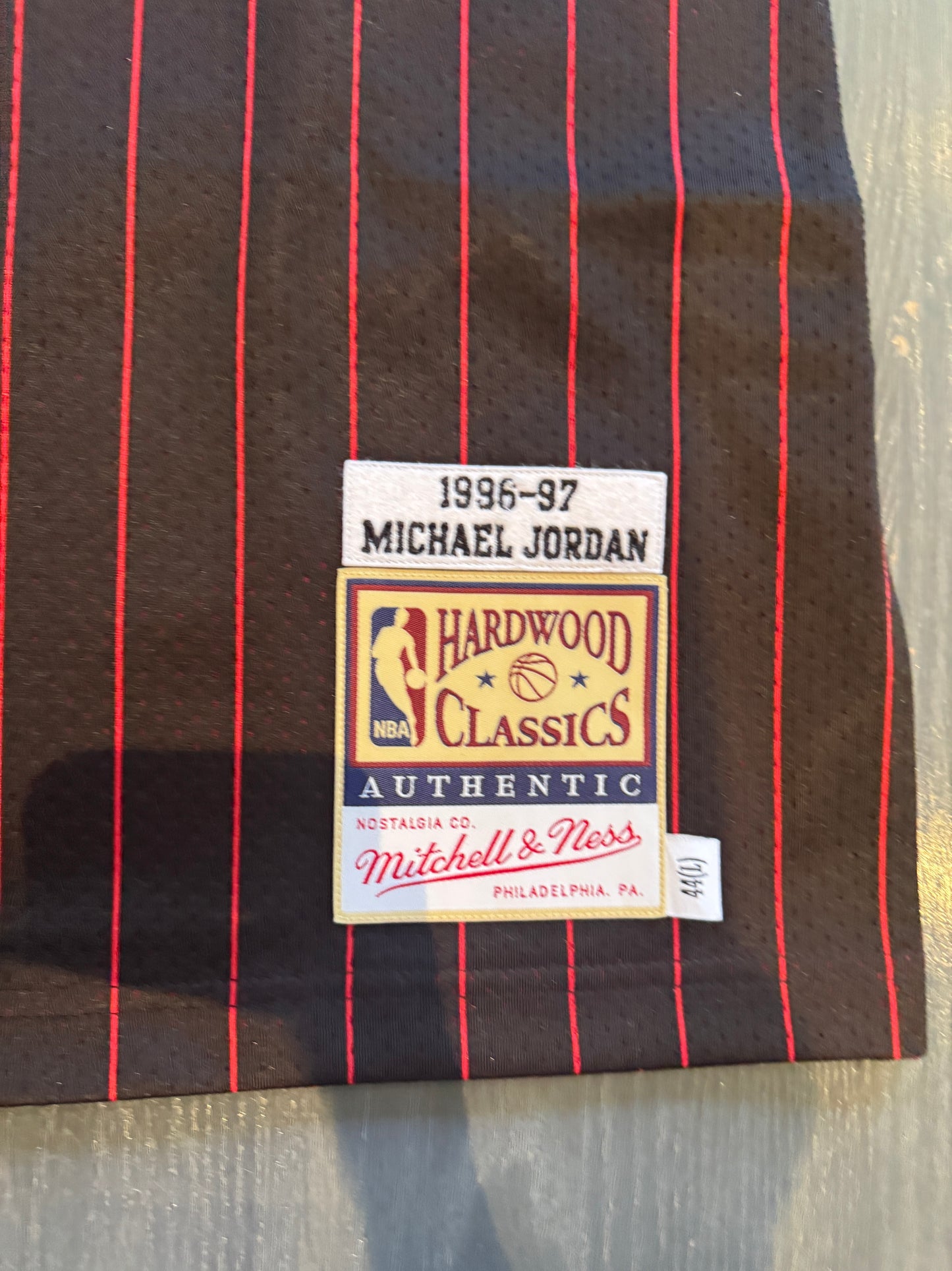 Michael Jordan Signed Authentic Pinstripe Jersey #23 Bulls UDA