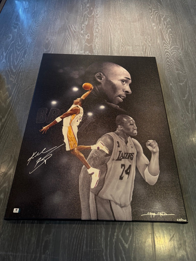 Kobe Bryant Signed Canvas LE /500 ( FILL IN)