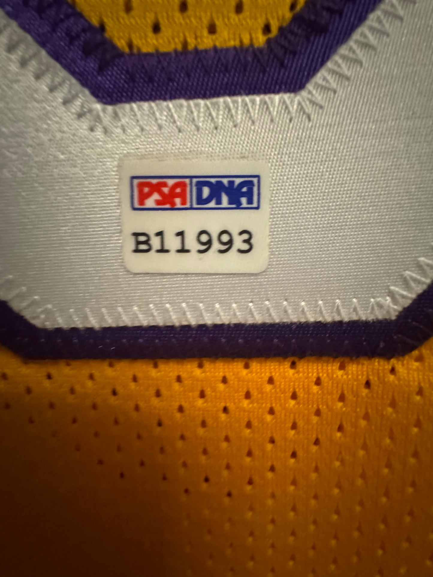 Kobe Bryant Signed LA Lakers Jersey PSA DNA COA