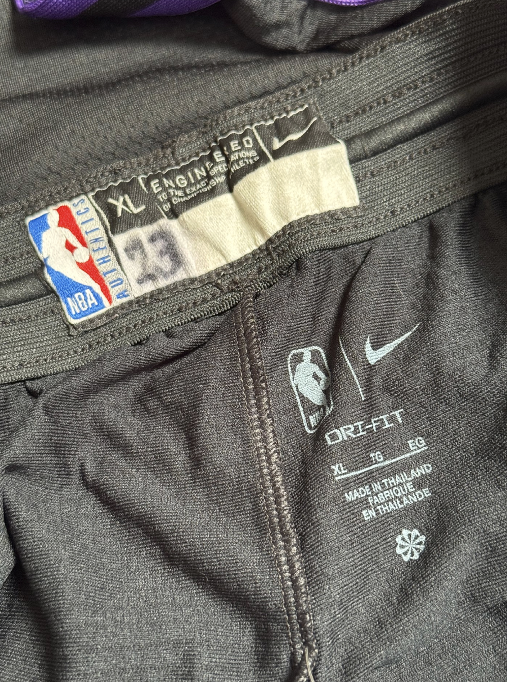 2022-23 LeBron James LA Lakers Player-Worn Practice Shorts