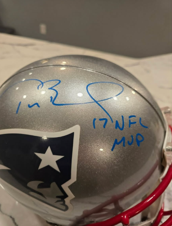 Tom Brady Signed Helmet