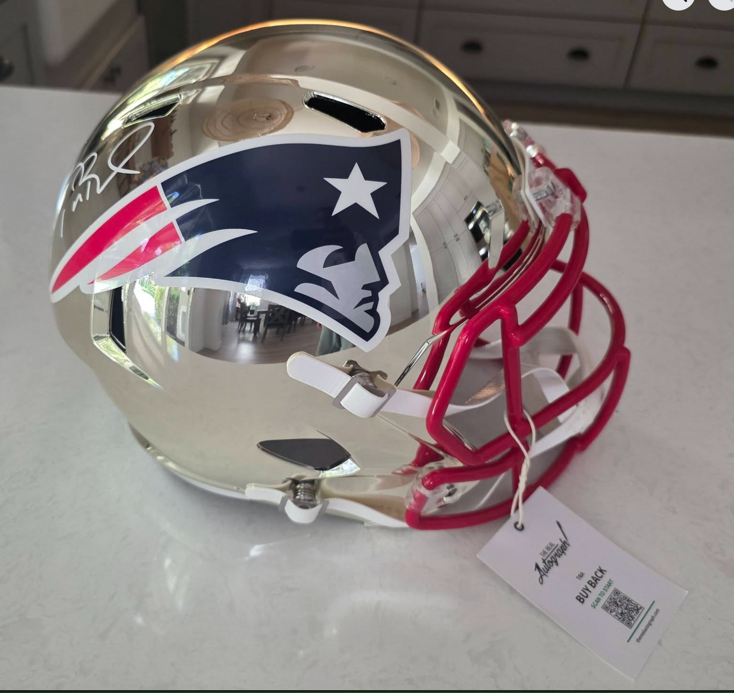 Tom Brady Signed Helmet