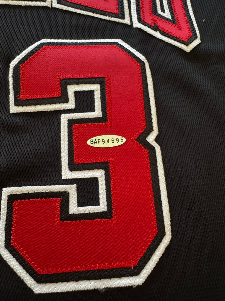 Michael Jordan Signed Black Retirment Black Nike Retirement Jersey - BAF94695