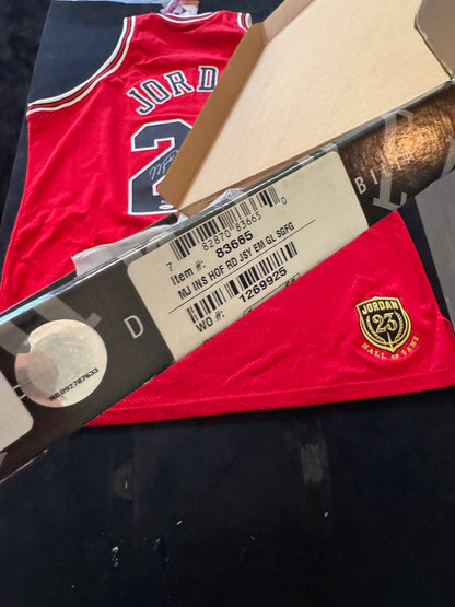 Michael Jordan Signed Red Bulls Jersey 22/23 - Hall of Fame Mitchell & Ness - UDA BAM02517 UDA Card and original box