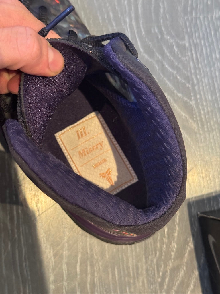 Kobe Bryant Signed Shoes Gold Sig PANINI COA ( FILL IN)
