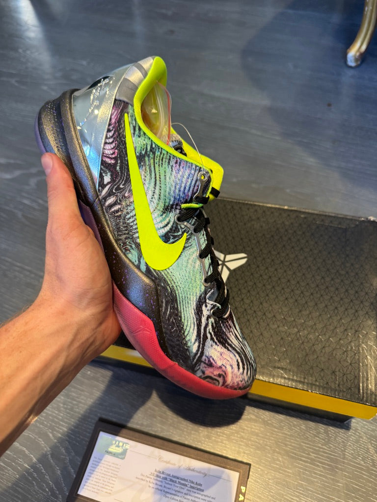 Kobe Bryant Signed Inscribed "Black Mamba" Shoes Panini authenticated ULTRA RARE ( FILL IN)