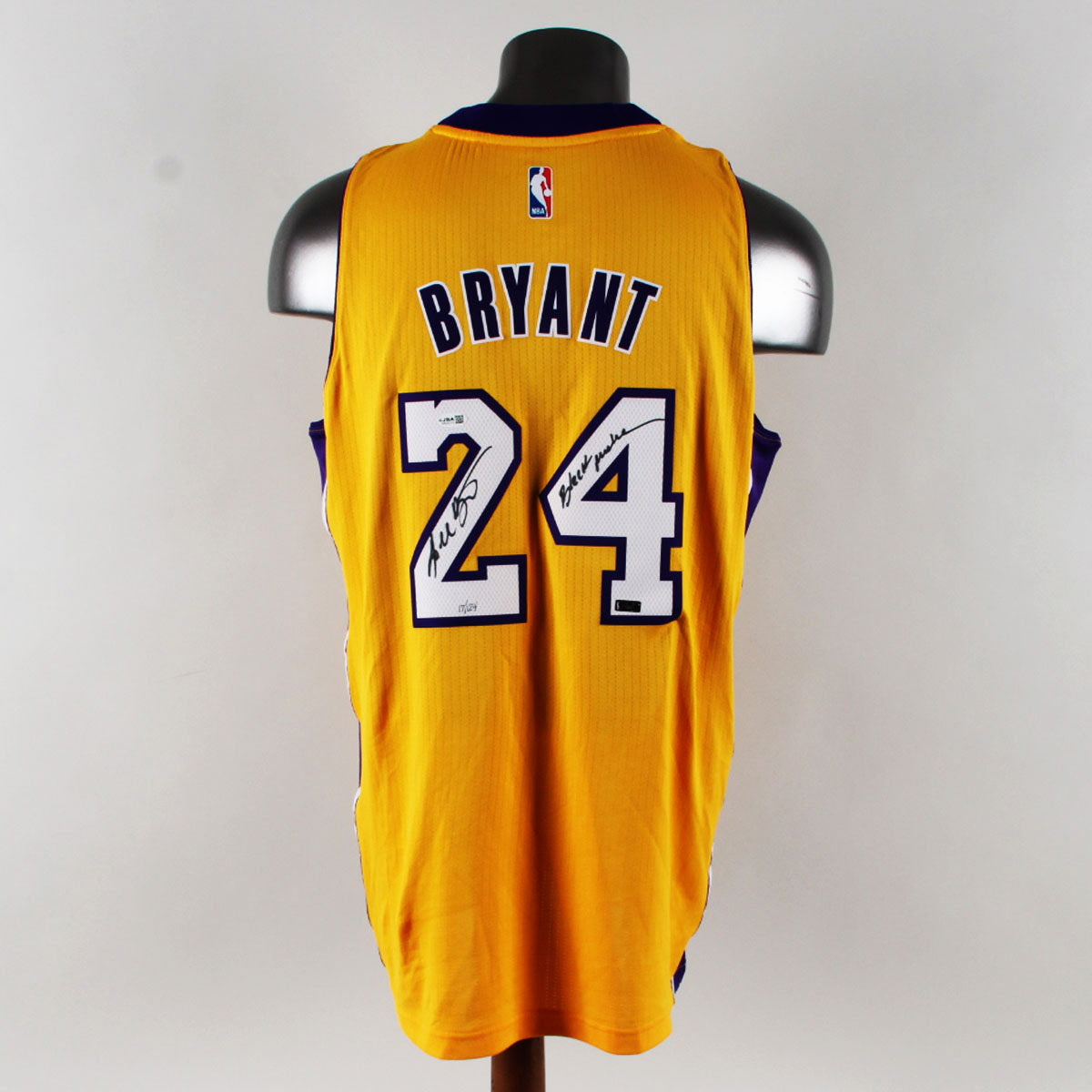 Kobe Bryant Signed “Black Mamba” Los Angeles Lakers Jersey Limited Edition 17/24 Panini + JSA Authenticated P