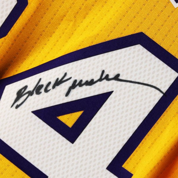 Kobe Bryant Signed “Black Mamba” Los Angeles Lakers Jersey Limited Edition 17/24 Panini + JSA Authenticated P