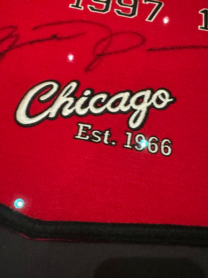 Michael Jordan Signed ULTRA LARGE Chicago Bulls Championship Banner, MASSIVE SIG UDA (FILL IN)
