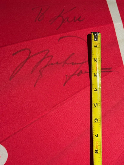 Michael Jordan Signed Umbrells PERFECT FOR CUT, (perfect for any project) RARE Signature BECKETT LOA