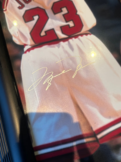 Michael Jordan V Kobe Bryant Dual Signed 16x20 Auto Photo UDA Upper Deck LE /123