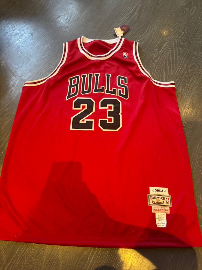 Michael Jordan Signed Chicago Bulls Red Jersey #23 UDA
