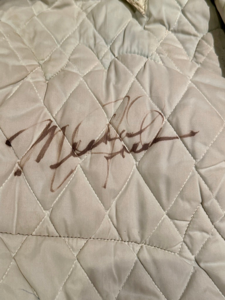 Michael Jordan Signed Vintage Varsity Jacket GOAT LOA