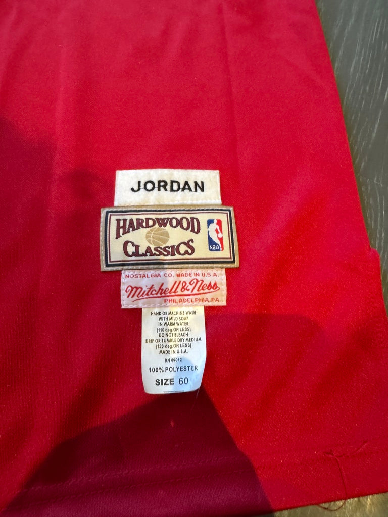 Michael Jordan Signed Chicago Bulls Red Jersey #23 UDA