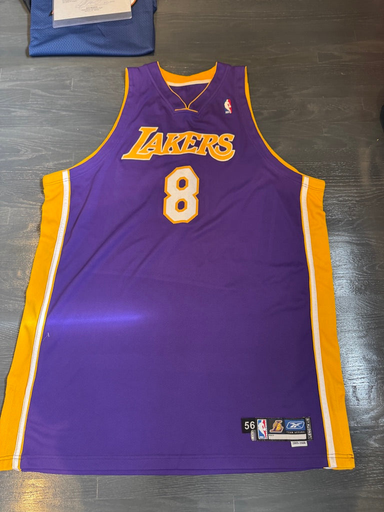 Kobe Bryant Game Used #8 jersey Dave Miedema LOA (FILL IN)