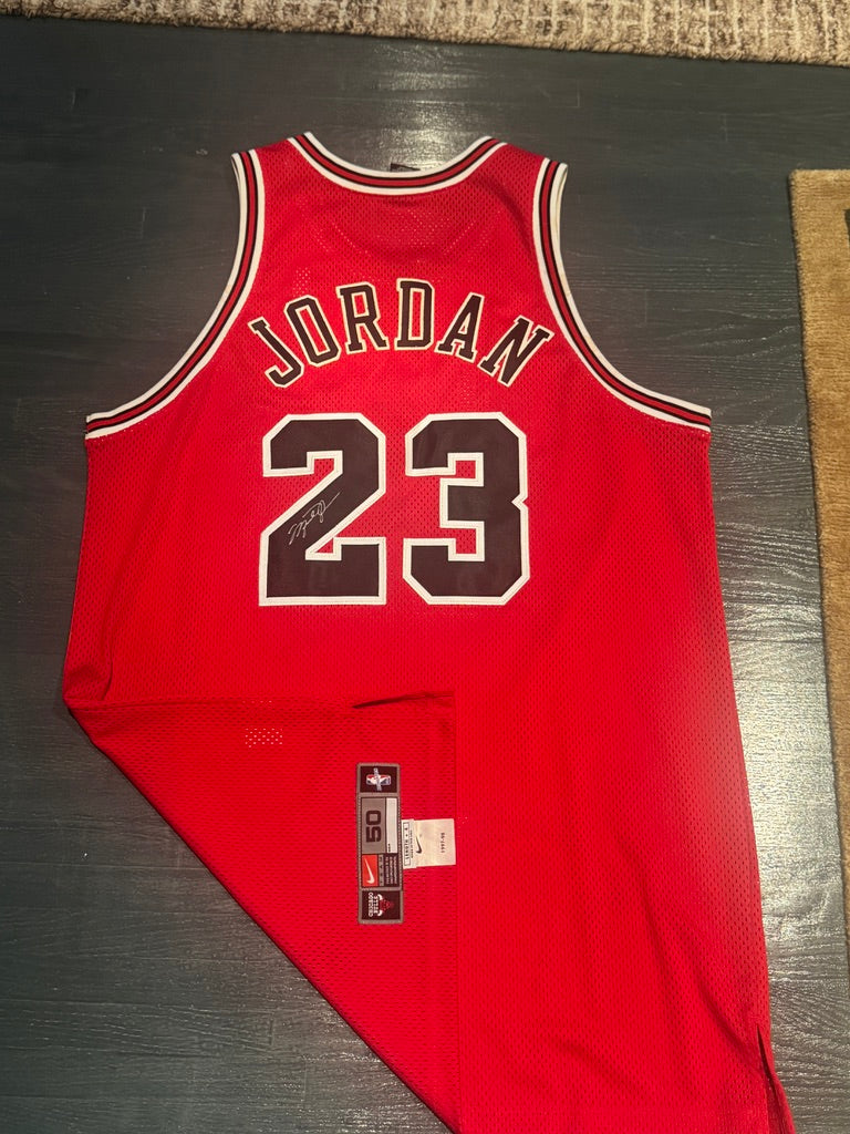 Michael Jordan Signed Authentic Pro Cut Jersey