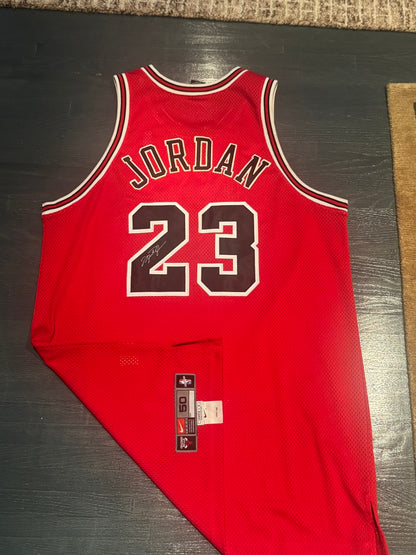 Michael Jordan Signed Authentic Pro Cut Jersey