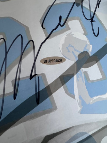 Michael Jordan Signed MASSIVE Flight School Poster UDA