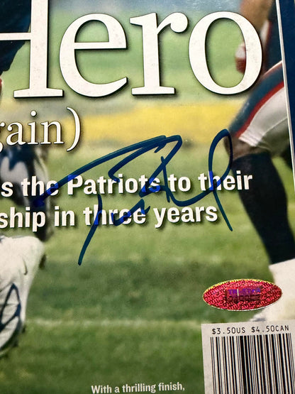 Tom Brady Signed Sports Illustrated Magazine Tristar ( FILL IN)