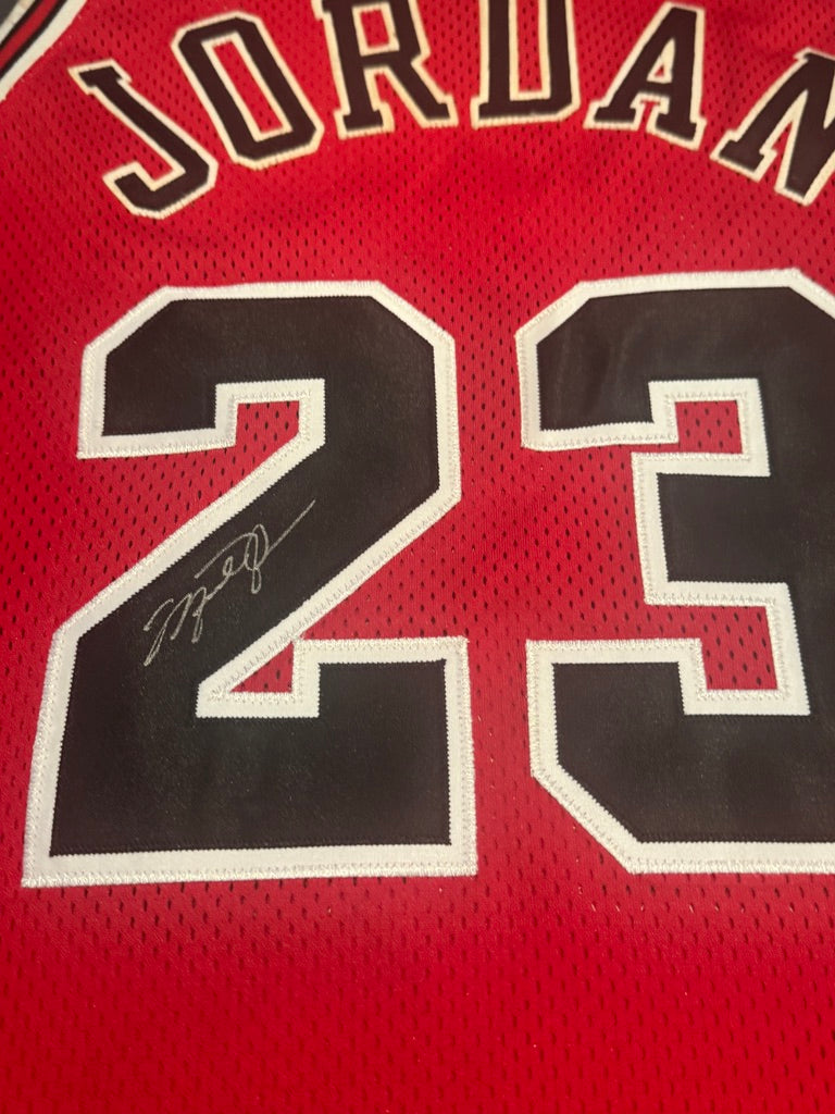 Michael Jordan Signed Authentic Pro Cut Jersey