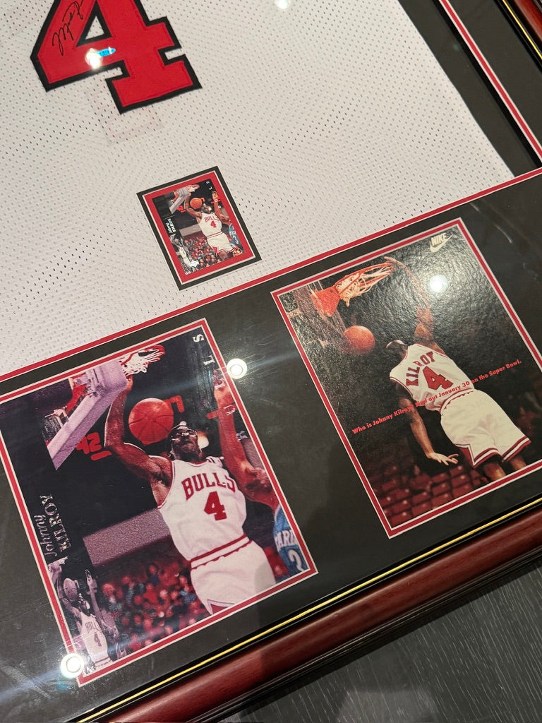 Michael Jordan Signed ULTRA RARE Kilroy 4 jersey UDA withc ard ( FILL IN)