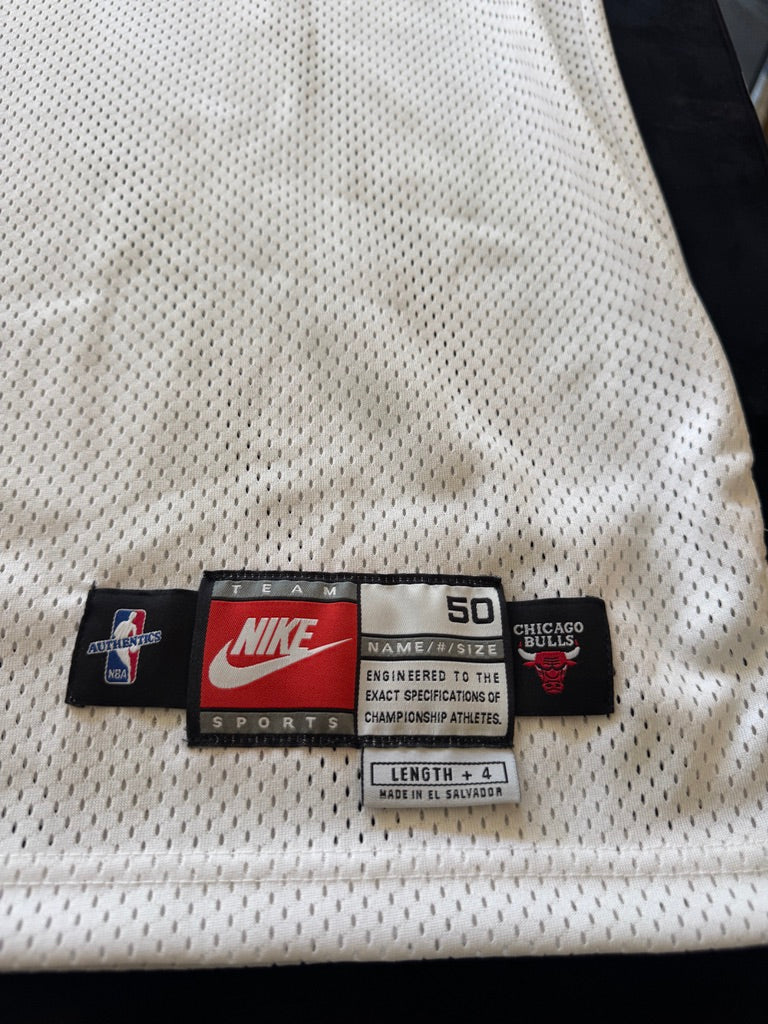 Michael Jordan Signed White Nike authentic pro cut jersey UDA with card