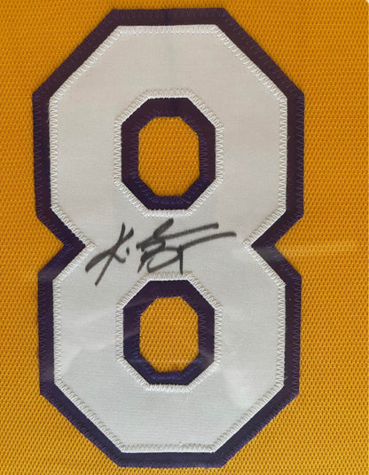 Kobe Bryant Signed AUthentic Pro Cut Jersey Framed PSA ( FILL IN)