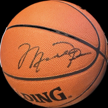 Michael jordan Signed Basketball GOAT LOA (Magic signed as well) VERY NICE SIG (FILL IN)
