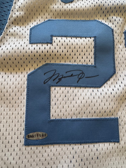 Michael Jordan Signed UNC Jersey UDA Box and Papers