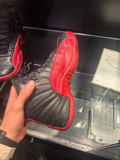 Michael Jordan Signed Air Jordan 12 FLU GAME UDA card only GOAT Approved
