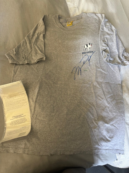 Michael Jordan Signed T Shirt UDA with card