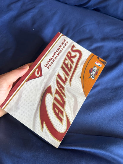 Lebron James Signed Media Guide PSA LOA