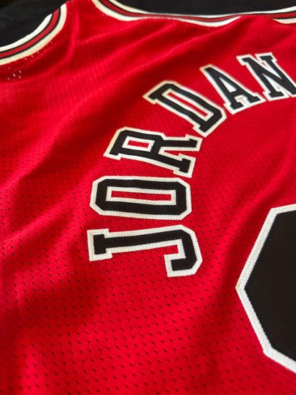 Michael Jordan Signed Red Bulls Jersey 22/23 - Hall of Fame Mitchell & Ness - UDA BAM02517 UDA Card and original box