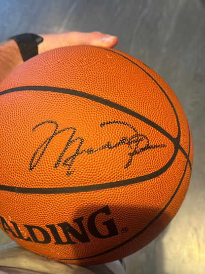 Michael jordan Signed Basketball GOAT LOA (Magic signed as well) VERY NICE SIG (FILL IN)