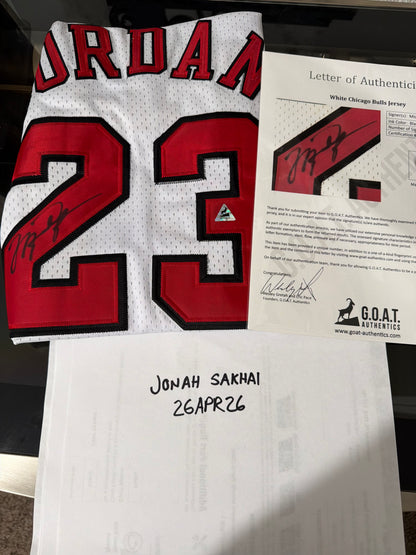 Michael Jordan Signed Jersey GOAT LOA