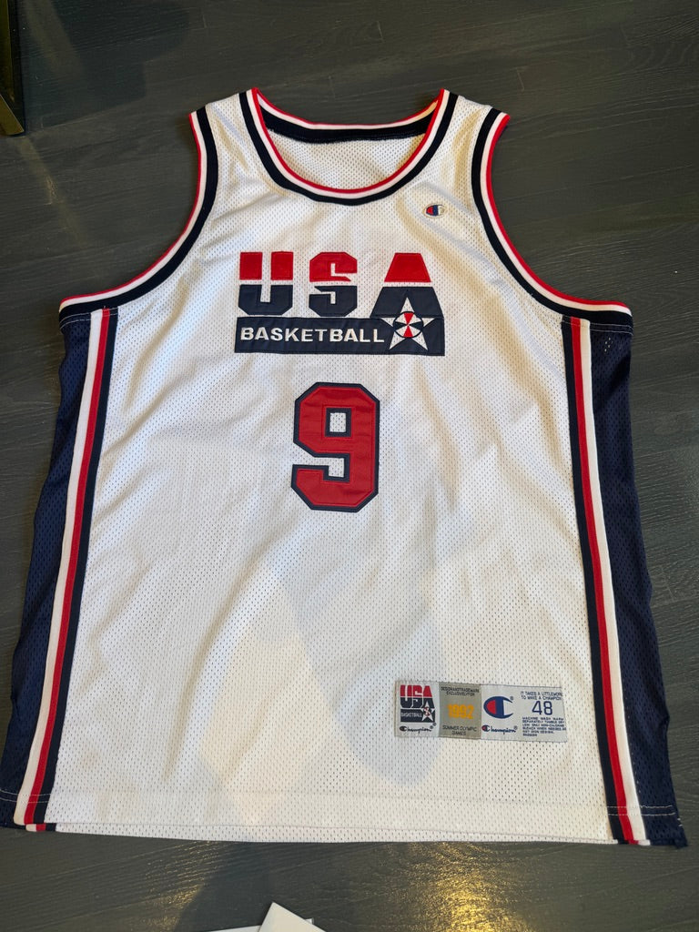 Michael Jordan Signed Team USA Jersey GOAT LOA ( FILL IN)