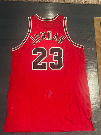 Michael Jordan Signed Authentic Pro Cut Jersey