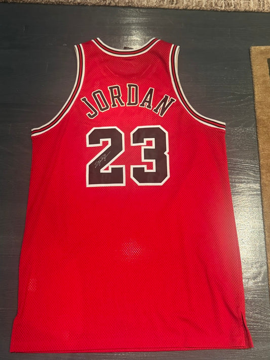 Michael Jordan Signed Authentic Pro Cut Jersey
