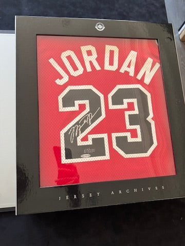 Michael Jordan Signed Red Bulls Jersey Archives - 065/230 Box UDA BAJ63762