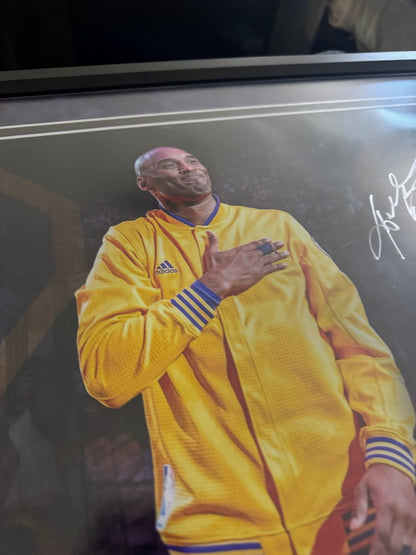 Kobe Bryant Signed OVersiized Panini Photo LE /124 ( FILL IN)
