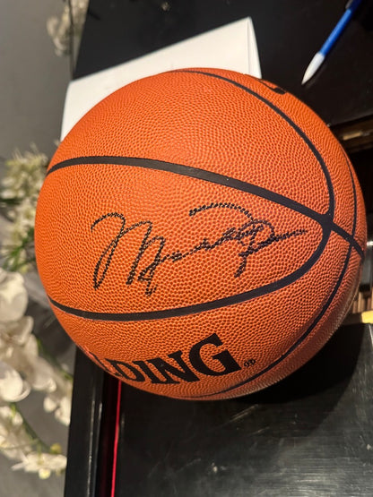Michael jordan Signed Basketball GOAT LOA (Magic signed as well) VERY NICE SIG (FILL IN)