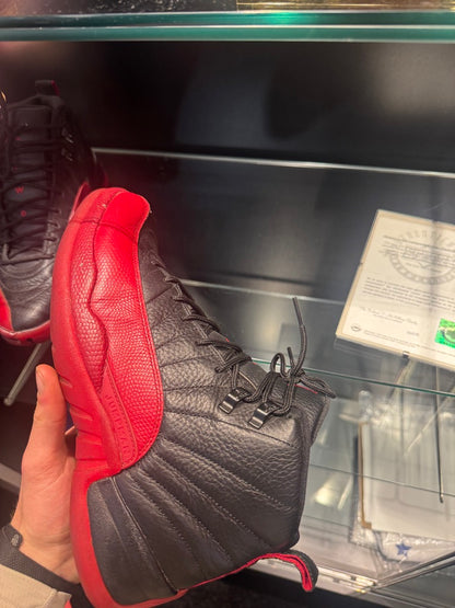 Michael Jordan Signed Air Jordan 12 FLU GAME UDA card only GOAT Approved