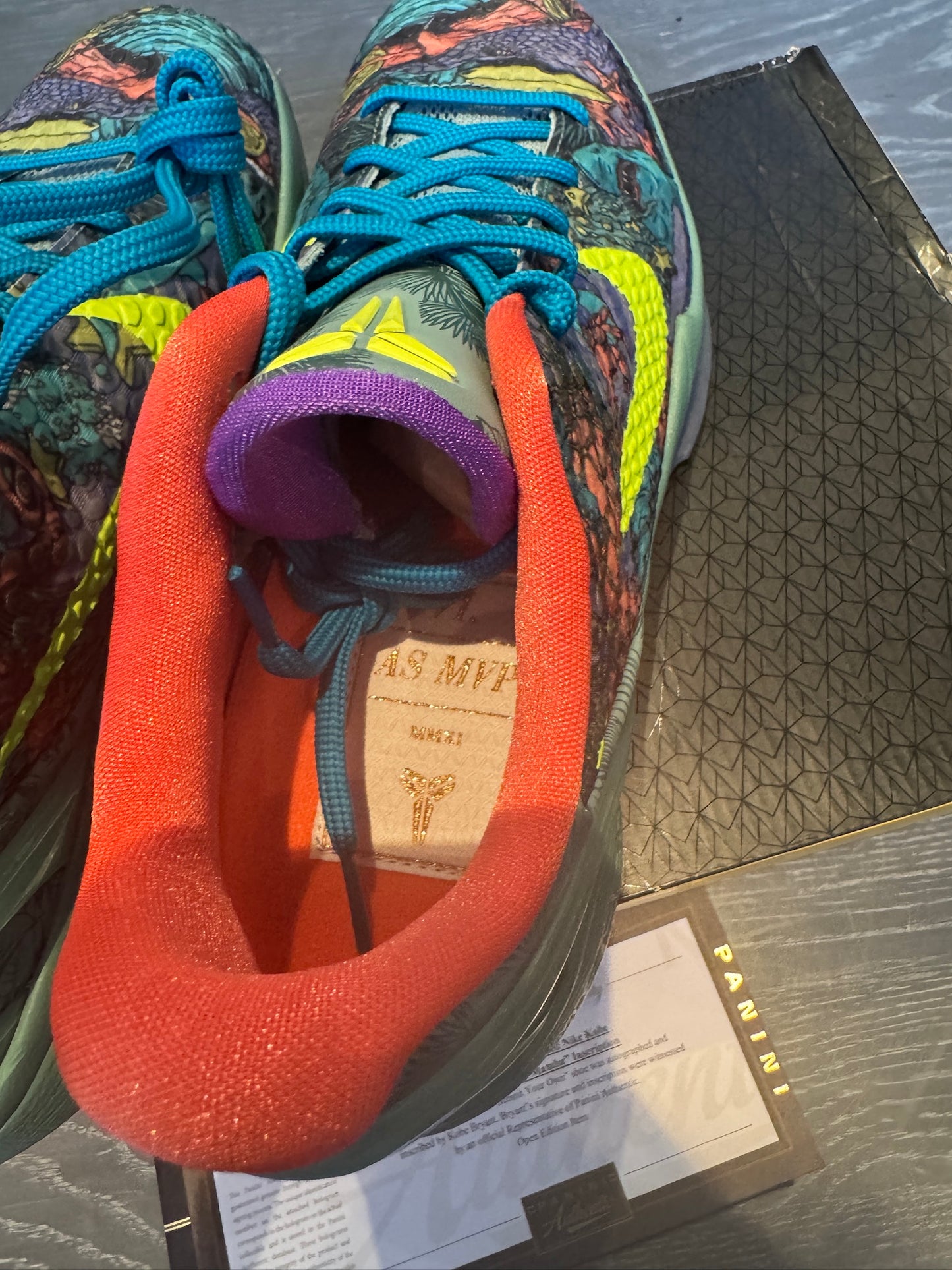 Kobe Bryant Signed Inscribed "Black Mamba" Shoes Panini authenticated  ULTRA RARE ( FILL IN)