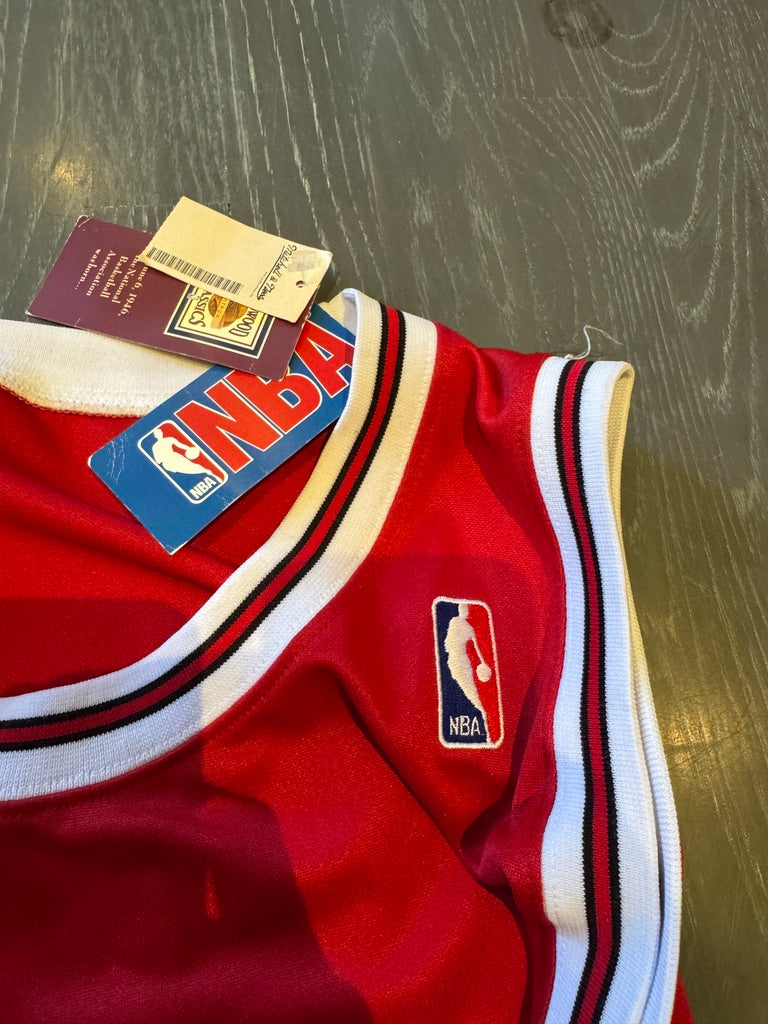 Michael Jordan Signed Chicago Bulls Red Jersey #23 UDA