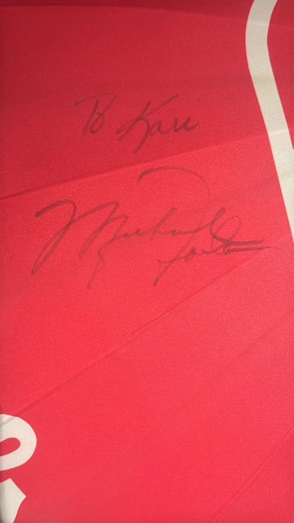Michael Jordan Signed Umbrells PERFECT FOR CUT, (perfect for any project) RARE Signature BECKETT LOA