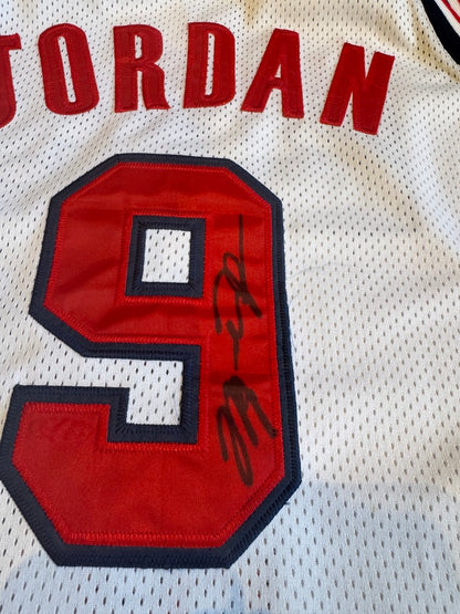 Michael Jordan Signed Team USA Jersey GOAT LOA ( FILL IN)
