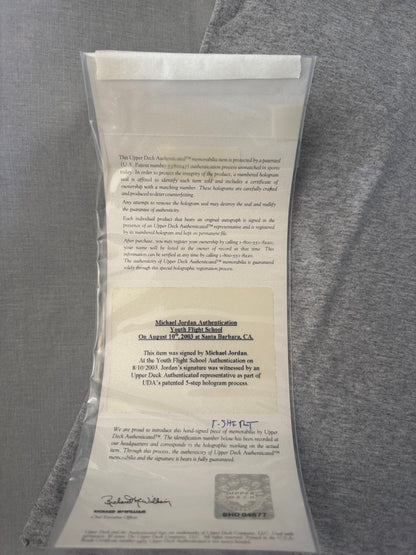 Michael Jordan Signed T Shirt UDA with card