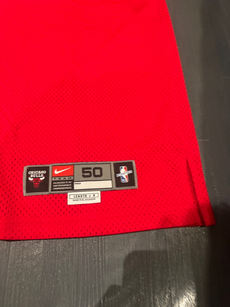 Michael Jordan Signed Chicago Bulls Red Nike Authentic Pro Cut Jersey UDA