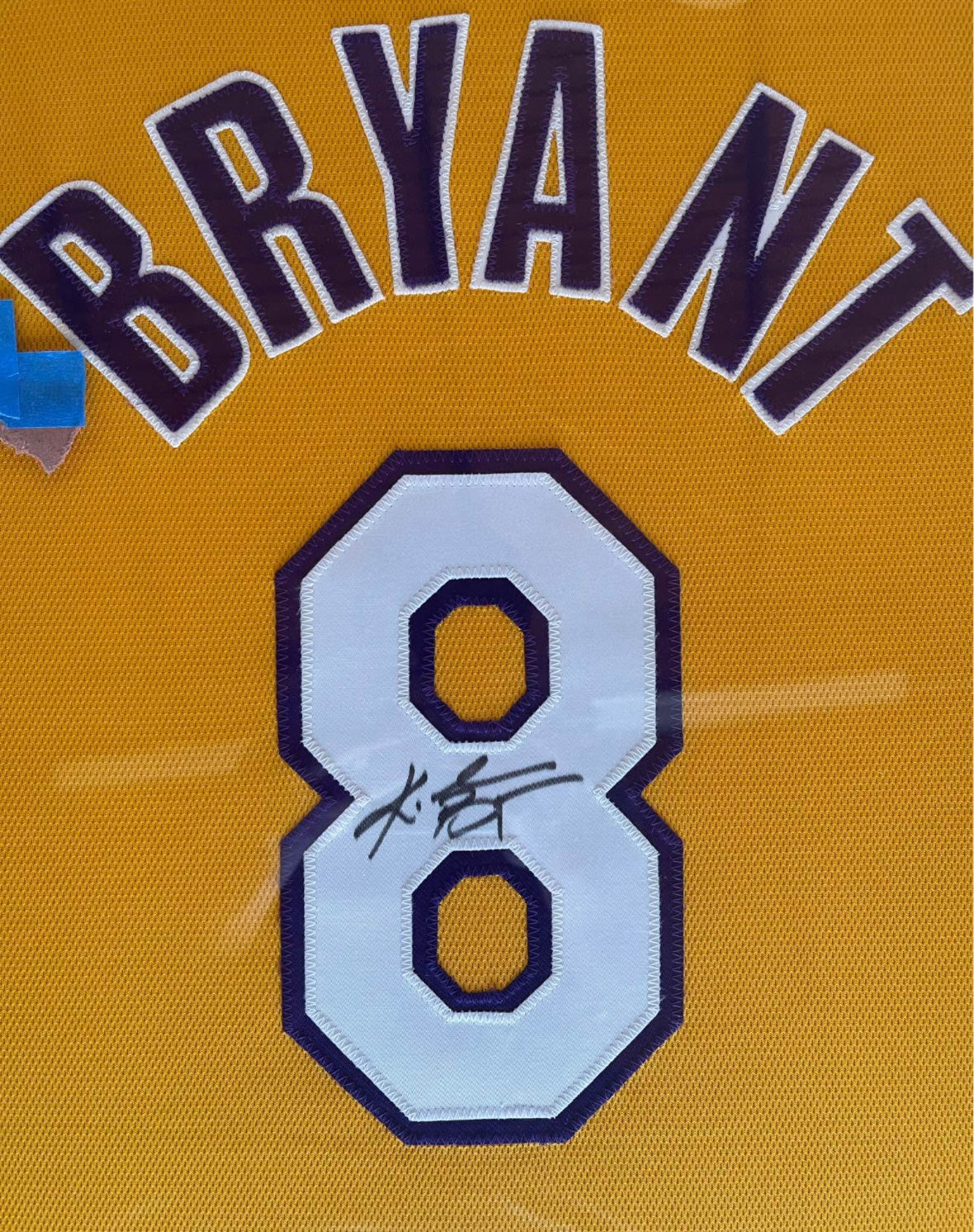 Kobe Bryant Signed AUthentic Pro Cut Jersey Framed PSA ( FILL IN)